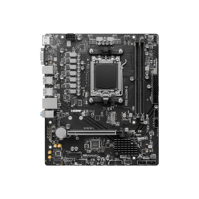 PRO A620M-E PLACA BASE AMD A620 ZÓCALO AM5 MICRO ATX