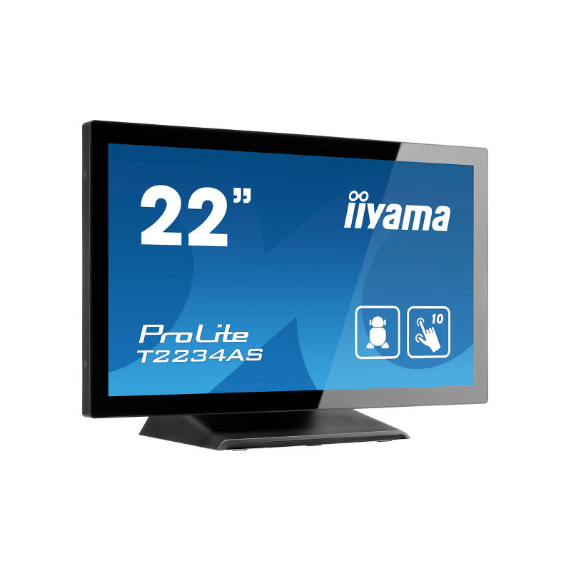 PROLITE T2234AS-B1 PANTALLA PARA PC 54,6 CM (21.5\") 1920 X 1080 PIXELES FULL HD PANTALLA TÁCTIL MULTI-USUARIO NEGRO