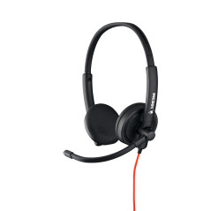 MC301 AURICULAR Y CASCO AURICULARES ALÁMBRICO DIADEMA OFICINA/CENTRO DE LLAMADAS NEGRO