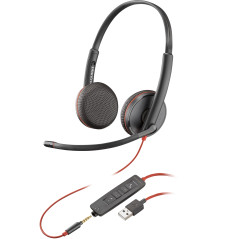 AURICULARES ESTÉREO BLACKWIRE 3225 USB-A