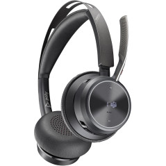 AURICULARES USB-A VOYAGER FOCUS 2 CON CERTIFICACIÓN PARA MICROSOFT TEAMS