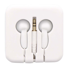 ESPOCKETWH AURICULAR Y CASCO AURICULARES ALÁMBRICO DENTRO DE OÍDO BLANCO