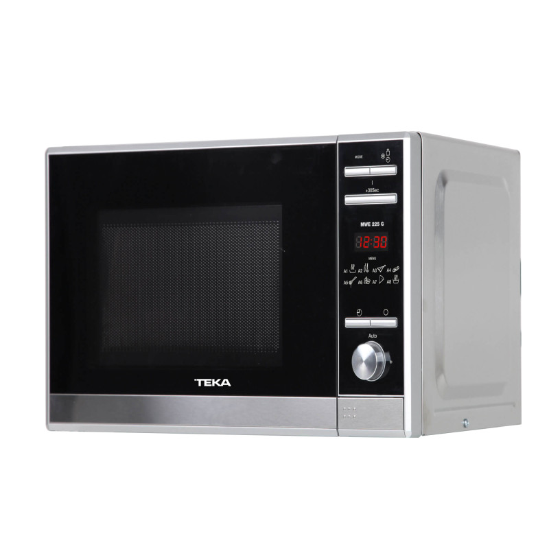 MWE 225 G ENCIMERA MICROONDAS CON GRILL 20 L 700 W ACERO INOXIDABLE