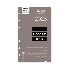 RECAMBIO ANUALIDAD 2025 FINOCAM "OPEN: R498" DÍA PÁGINA CATALÁN