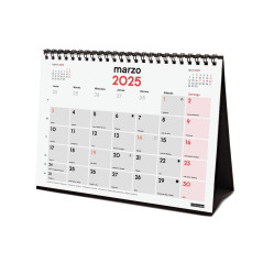 CALENDARIO SOBREMESA 2025 FINOCAM "NEUTRO: ESCRIBIR S" CASTELLANO