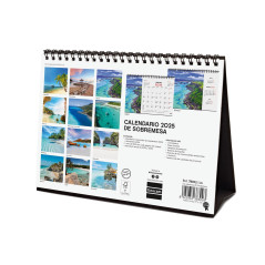 CALENDARIO SOBREMESA 2025 FINOCAM "IMÁGENES: PAISAJES PARADISÍACOS" CASTELLANO