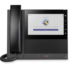 TELÉFONO MULTIMEDIA EMPRESARIAL CCX 600 PARA MICROSOFT TEAMS Y HABILITADO PARA ALIMENTACIÓN A TRAVÉS DE ETHERNET (POE)