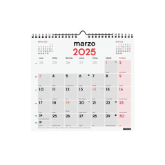 CALENDARIO DE PARED 2025 FINOCAM "NEUTRO: ESCRIBIR M" CASTELLANO