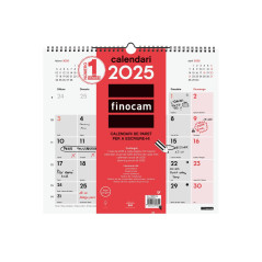 CALENDARIO DE PARED 2025 FINOCAM "NEUTRO: ESCRIBIR L" CATALÁN