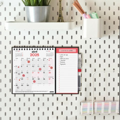 CALENDARIO DE PARED 2025 FINOCAM "NEUTRO: CON IMÁN XS" CASTELLANO