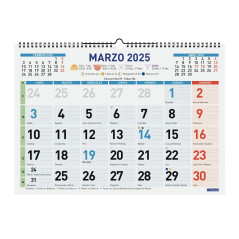 CALENDARIO DE PARED 2025 FINOCAM "COLOR: MIXTO L" CASTELLANO