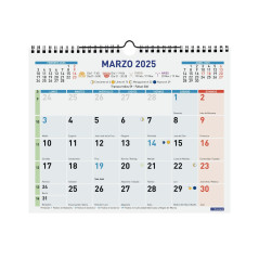 CALENDARIO DE PARED 2025 FINOCAM "COLOR: ESCRIBIR M" CASTELLANO