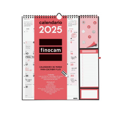 CALENDARIO DE PARED 2025 FINOCAM "NEUTRO: CON IMÁN PLUS" CASTELLANO