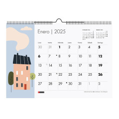 CALENDARIO DE PARED 2025 MIQUELRIUS "TRENDS: CASAS"