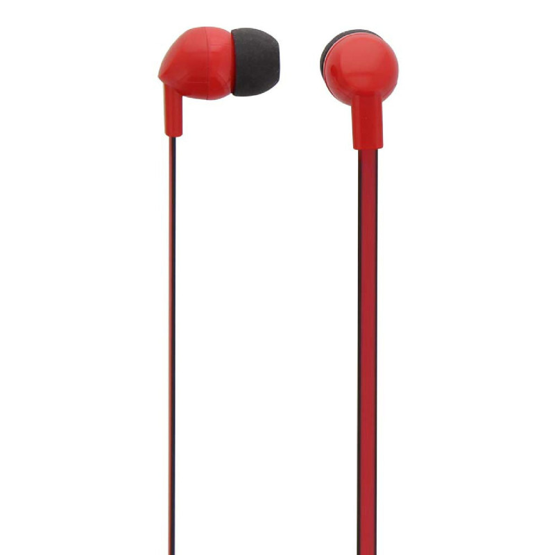 ESBCRD AURICULAR Y CASCO AURICULARES ALÁMBRICO DENTRO DE OÍDO ROJO