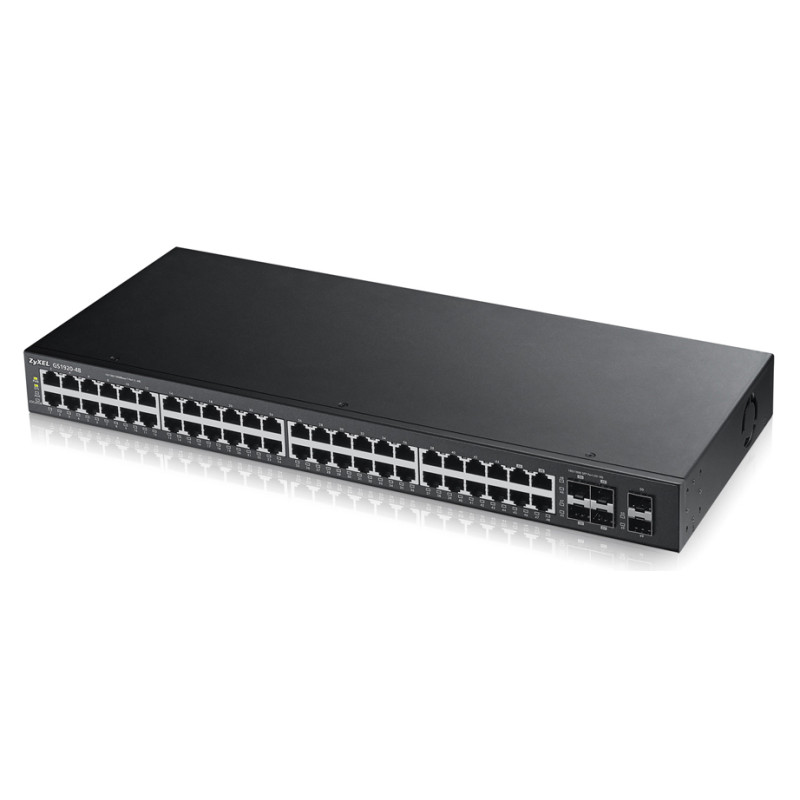 GS1920-48 GESTIONADO L2 GIGABIT ETHERNET (10/100/1000) NEGRO