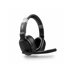 MOVEE COMFORT AURICULARES INALÁMBRICO DIADEMA JUEGO USB TIPO C BLUETOOTH BASE DE CARGA NEGRO