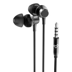 METALLIZED AURICULARES ALÁMBRICO DENTRO DE OÍDO LLAMADAS/MÚSICA NEGRO