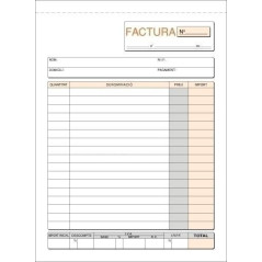 TALONARIO LOAN FACTURAS 4º DUPLICADO AUTOCOPIA CATALÁN