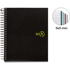 CUADERNO ESPIRAL MIQUEL RIUS NOTEBOOK 4 A6 RECICLADO