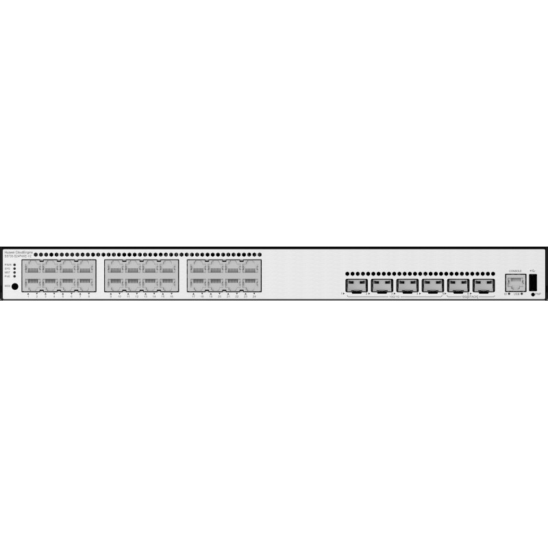 S5735-S24P4XE-V2 GIGABIT ETHERNET (10/100/1000) ENERGÍA SOBRE ETHERNET (POE) 1U NEGRO, METÁLICO