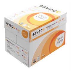 CAJA 5 PAQUETES 500h PAPEL RECICLADO SAVECO A4