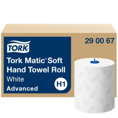 CAJA 6 ROLLOS TOALLAS DE MANOS SUAVE TORK MATIC ADVANCED