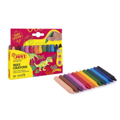 ESTUCHE 12 CERAS JOVI WAX CRAYONS JUMBO SURTIDO