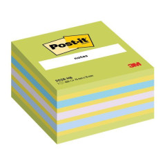 CUBO 450h NOTAS POST-IT REPOSICIONABLES 76x76mm VERDE NEÓN