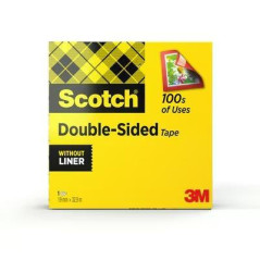 CINTA ADHESIVA SCOTCH DOBLE CARA 665 19mm x 33m