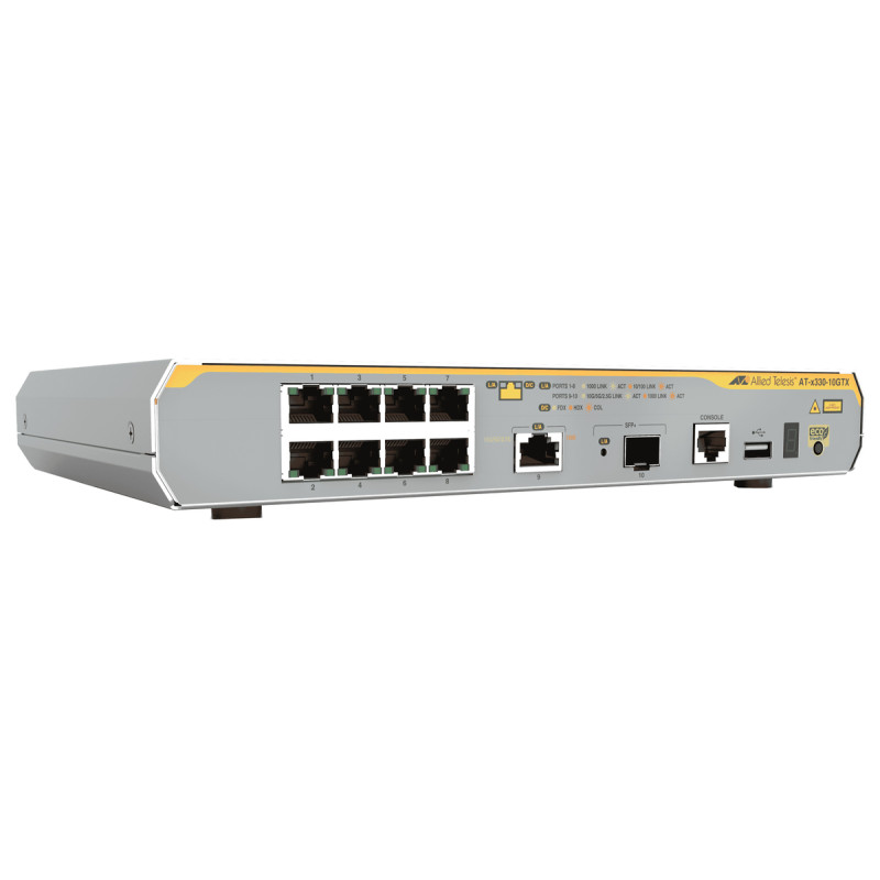 AT-X330-10GTX-50 SWITCH GESTIONADO L3 GIGABIT ETHERNET (10/100/1000) GRIS