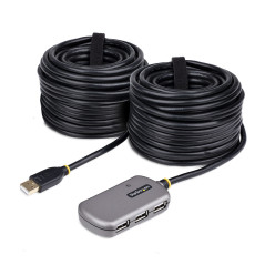 HUB EXTENSOR USB - CONCENTRADOR USB CON CABLE DE EXTENSIÓN DE 24M - CABLE ALARGADOR USB CON LADRÓN U