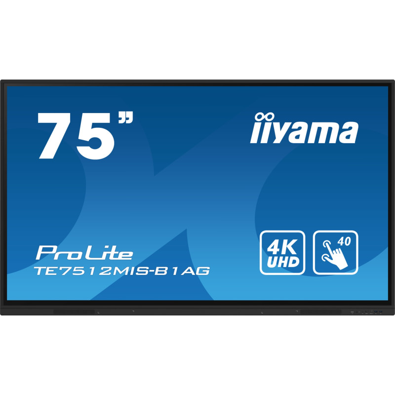 PROLITE PANTALLA PLANA PARA SEÑALIZACIÓN DIGITAL 190,5 CM (75\") WIFI 400 CD / M² 4K ULTRA HD NEGRO 