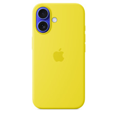 FUNDA DE SILICONA CON MAGSAFE PARA EL IPHONE 16 - AMARILLO CARAMBOLA