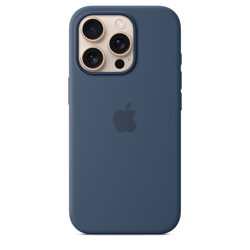 FUNDA DE SILICONA CON MAGSAFE PARA EL IPHONE 16 PRO - AZUL DENIM