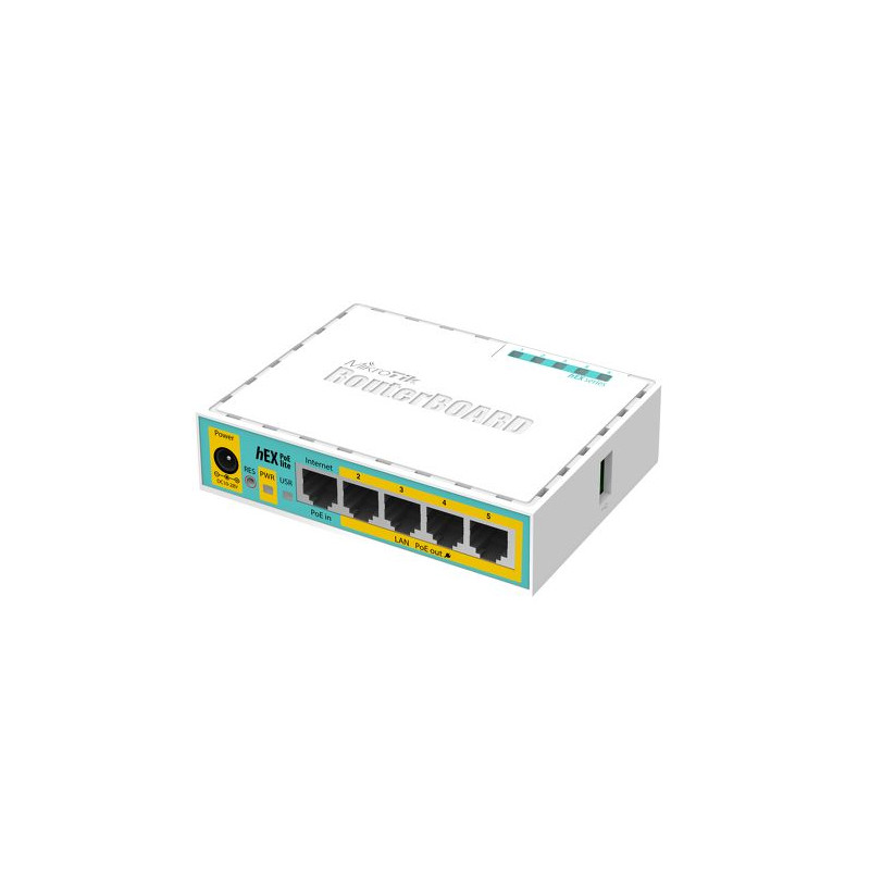 HEX POE LITE ROUTER ETHERNET RÁPIDO BLANCO