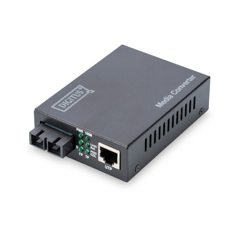 CONVERTIDOR DE MEDIOS FAST ETHERNET RJ45 / SC