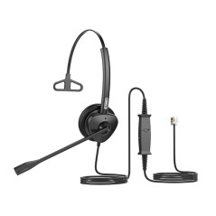 HT301 AURICULAR Y CASCO AURICULARES ALÁMBRICO DIADEMA OFICINA/CENTRO DE LLAMADAS USB TIPO A NEGRO