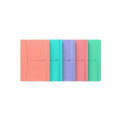 CUADERNO COSIDO OXFORD SIGNATURE A5 LISO PASTEL