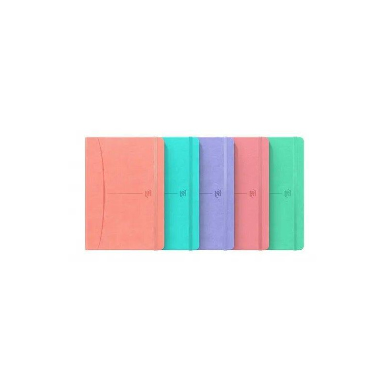 CUADERNO COSIDO OXFORD SIGNATURE A5 LISO PASTEL