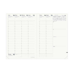 AGENDA 2025 QUOVADIS "TOSCANA: MINISTRE" SEMANA VISTA VERTICAL 16x24cm CASTELLANO