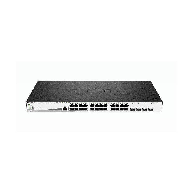 DGS-1210-28MP/E SWITCH GESTIONADO L2 GIGABIT ETHERNET (10/100/1000) ENERGÍA SOBRE ETHERNET (POE) 1U 