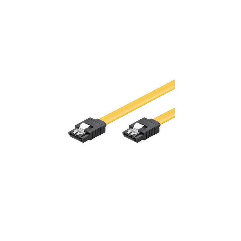 EC1511 CABLE DE SATA 0,5 M SATA 7-PIN NEGRO, AMARILLO