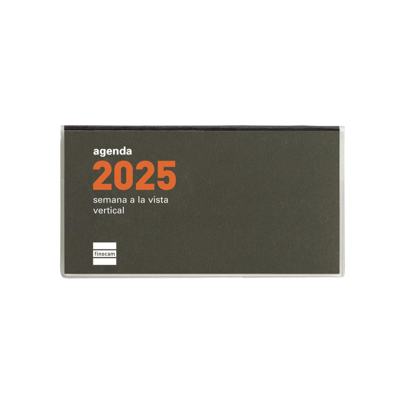 AGENDA 2025 FINOCAM "MIN" SEMANA VISTA VERTICAL 11,8x6,4cm CASTELLANO