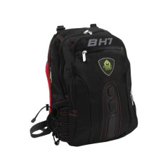 BK7R MOCHILA NEGRO, ROJO NYLON