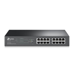 TL-SG1016PE GESTIONADO GIGABIT ETHERNET (10/100/1000) ENERGÍA SOBRE ETHERNET (POE) NEGRO