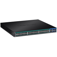 TPE-5240WS SWITCH GIGABIT ETHERNET (10/100/1000) NEGRO 1U ENERGÍA SOBRE ETHERNET (POE)