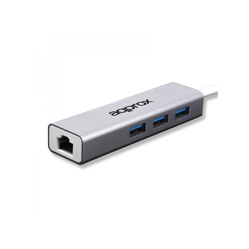 APPC07GHUB HUB DE INTERFAZ USB 3.2 GEN 1 (3.1 GEN 1) TYPE-A 5000 MBIT/S GRIS