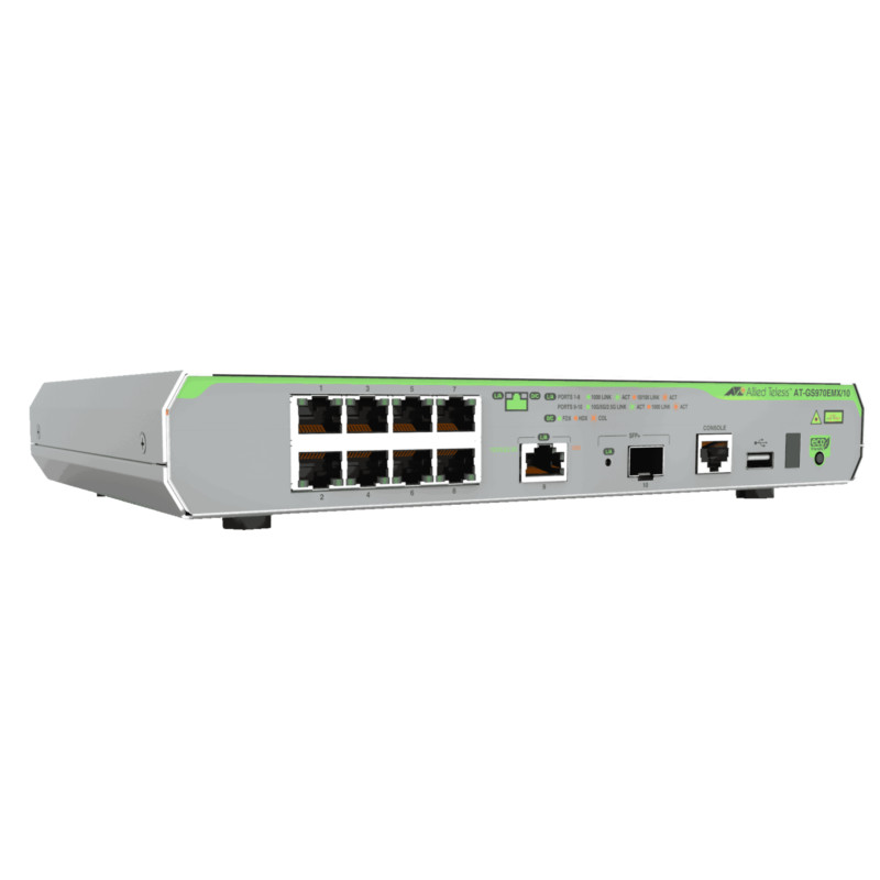 AT-GS970EMX/10-50 SWITCH GESTIONADO L3 GIGABIT ETHERNET (10/100/1000) GRIS