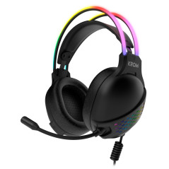 KLAIM AURICULARES DIADEMA USB TIPO A NEGRO